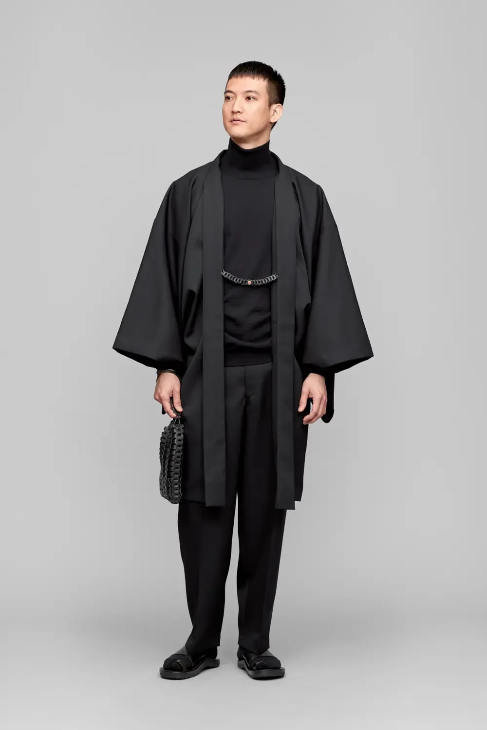 Y. & SONS×Graphpaper / Scale Off Wool / BLACK