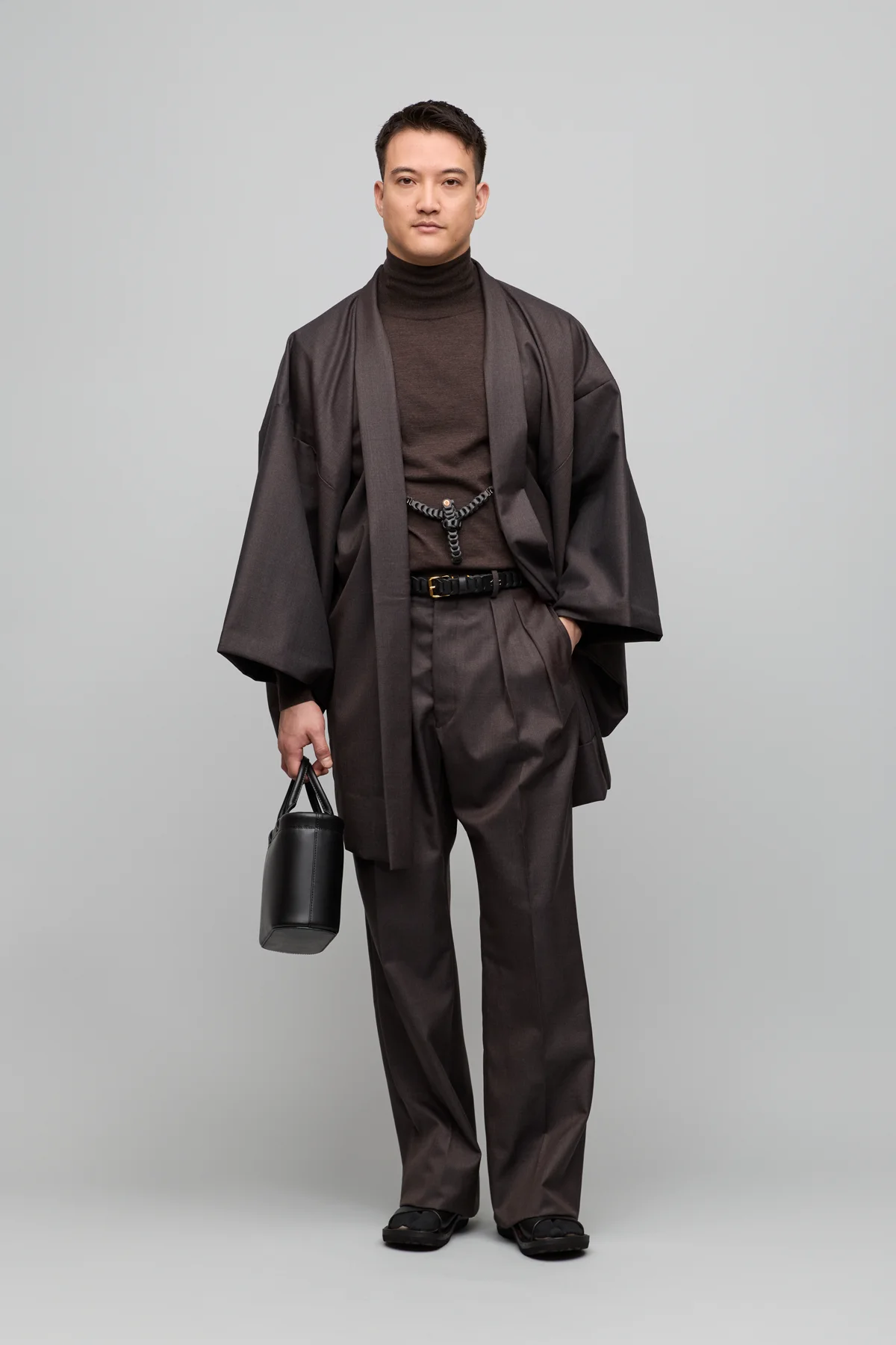 Y. & SONS × NEAT / The Gabardine Wool / BROWN